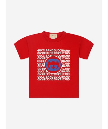 Gucci Baby Boys Logo Print T-Shirt basket pas cher