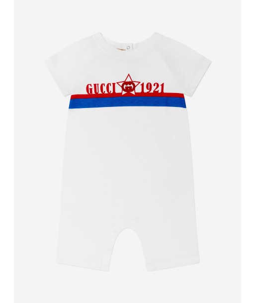 Gucci Baby Logo Print Romper le concept de la Pate a emporter 