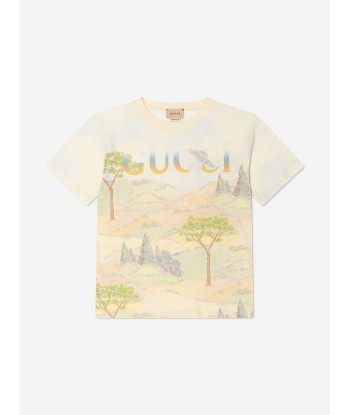 Gucci Boys Landscape Print T-Shirt s'inspire de l'anatomie humaine