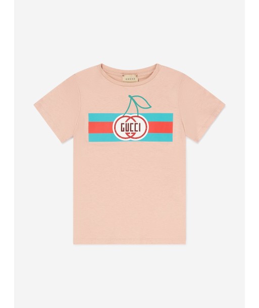 Gucci Girls GG Cherry Print T-Shirt vous aussi creer 