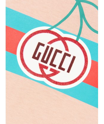 Gucci Girls GG Cherry Print T-Shirt vous aussi creer 