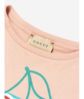 Gucci Girls GG Cherry Print T-Shirt vous aussi creer 