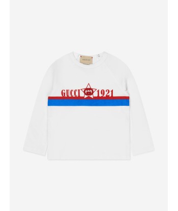 Gucci Baby Long Sleeve Logo T-Shirt outlet