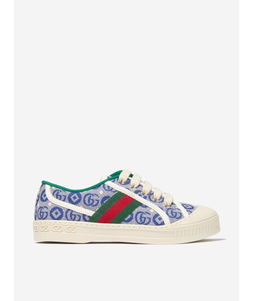 Gucci Kids Tennis 1977 Trainers in Blue pas cher chine