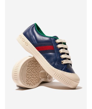 Gucci Kids Leather 1977 Tennis Trainers Découvrez la collection