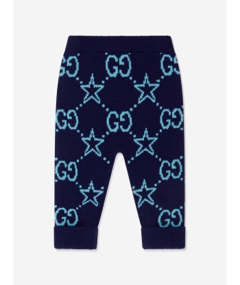 Gucci Baby Boys Wool Intarsia Pants de la marque