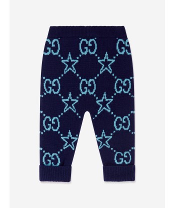 Gucci Baby Boys Wool Intarsia Pants de la marque