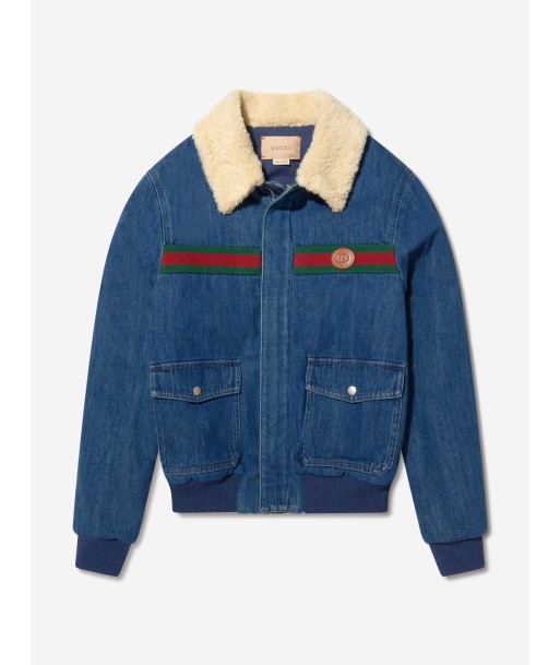 Gucci Boys Denim Jacket With Shearling Collar 2 - 3 jours ouvrés.