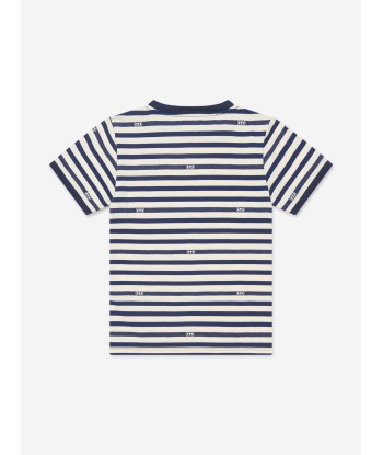 Gucci Boys Striped Logo T-Shirt Par le système avancé 