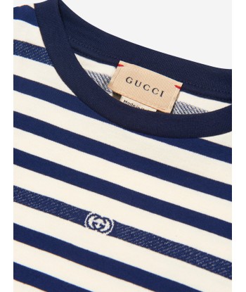 Gucci Boys Striped Logo T-Shirt Par le système avancé 