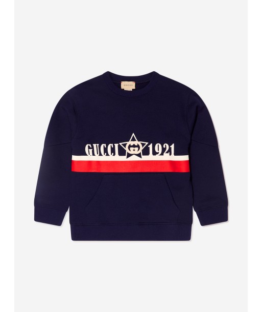 Gucci Kids Logo Print Sweatshirt Profitez des Offres !