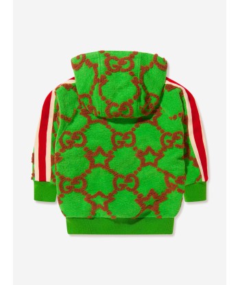 Gucci Boys Wool GG And Star Jacquard Hoodie shop