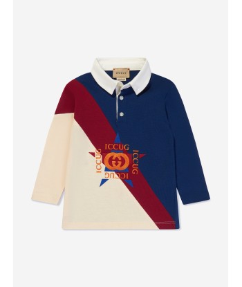 Gucci Baby Boys Long Sleeve Logo Polo Shirt l'achat 