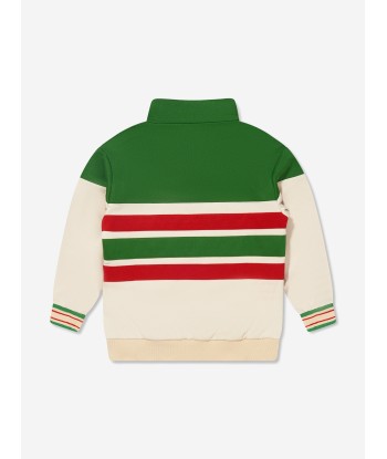 Gucci Boys Technical Jersey Half Zip Sweatshirt les ctes