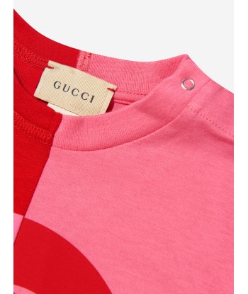 Gucci Baby Girls Logo Print T-Shirt la colonne vertébrale