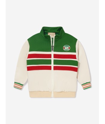 Gucci Baby Boys Logo Zip Up Top de pas cher