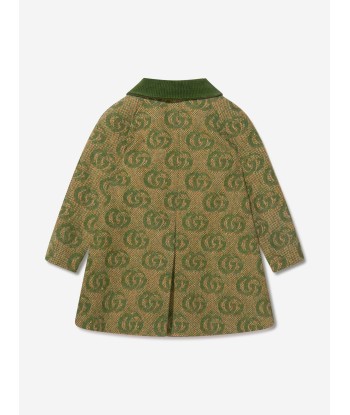 Gucci Baby Boys Wool GG Logo Coat 2023