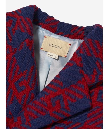 Gucci Boys Cashmere G Logo Coat Comparez et commandez 