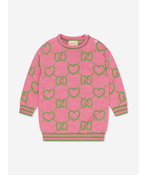 Gucci Baby Girls Wool Intarsia Jumper soldes