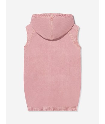 Gucci Girls Velvet Corduroy Sleeveless Dress vente chaude votre 