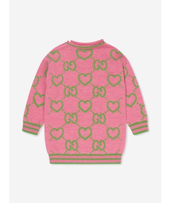 Gucci Baby Girls Wool Intarsia Jumper soldes