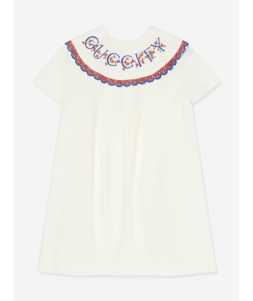 Gucci Baby Girls Piquet Embroidered Dress 50% de réduction en Octobre 2024