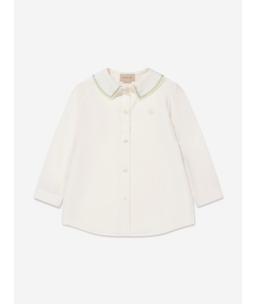 Gucci Girls Embroidered Long Sleeve Shirt 50-70% off 