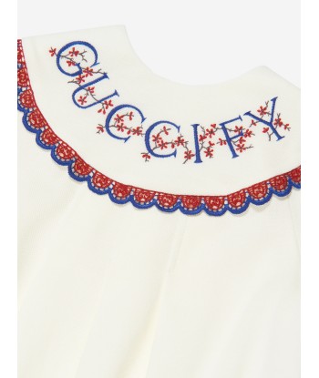 Gucci Baby Girls Piquet Embroidered Dress 50% de réduction en Octobre 2024