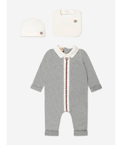 Gucci Baby Boys Romper Gift Set (3 Piece) Profitez des Offres !