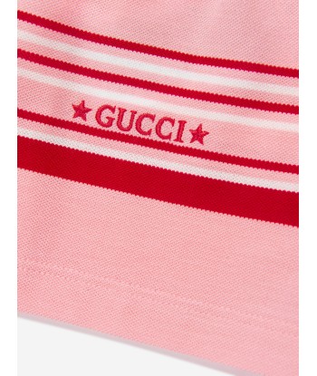 Gucci Baby Girls Cotton Piquet Striped Dress En savoir plus