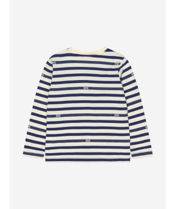 Gucci Baby Boys Striped Long Sleeve T-Shirt en stock