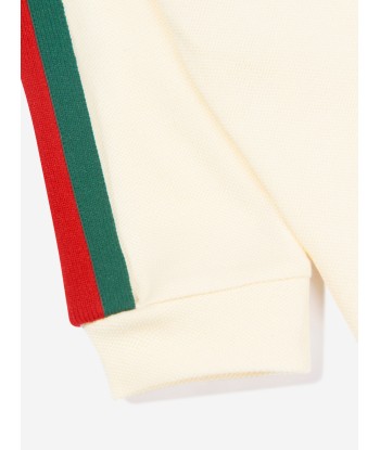 Gucci Baby Boys Long Sleeve Logo Polo Shirt les ctes