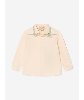 Gucci Baby Boys Embroidered Shirt Les magasins à Paris et en Île-de-France