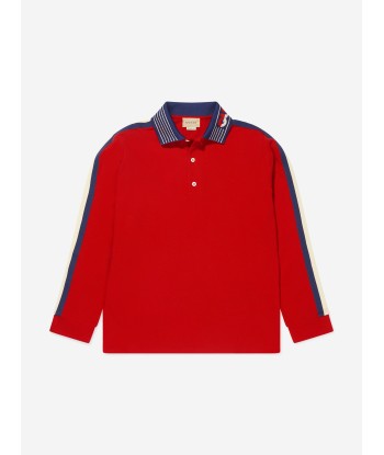 Gucci Boys Long Sleeve Logo Polo Shirt l'évolution des habitudes 