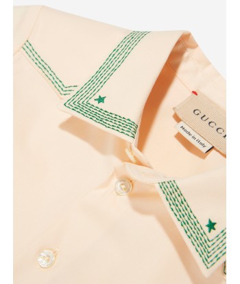 Gucci Baby Boys Embroidered Shirt Les magasins à Paris et en Île-de-France