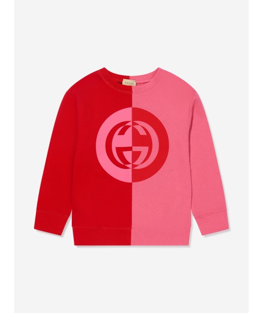 Gucci Girls GG Logo Print Sweatshirt JUSQU'A -70%! 