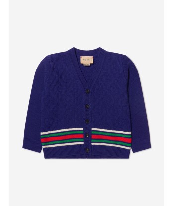 Gucci Baby Boys Wool GG Link Striped Cardigan l'évolution des habitudes 