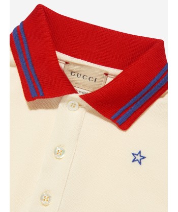 Gucci Boys G Stars Embroidered Polo Shirt votre