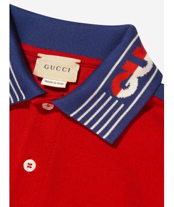 Gucci Boys Long Sleeve Logo Polo Shirt l'évolution des habitudes 