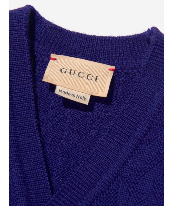 Gucci Baby Boys Wool GG Link Striped Cardigan l'évolution des habitudes 