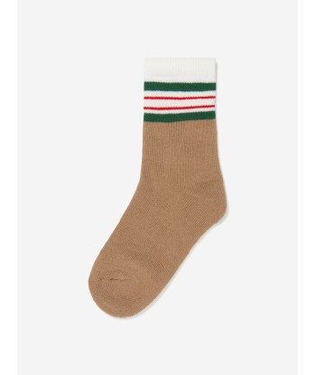 Gucci Baby Interlocking G Socks in Brown la chaussure