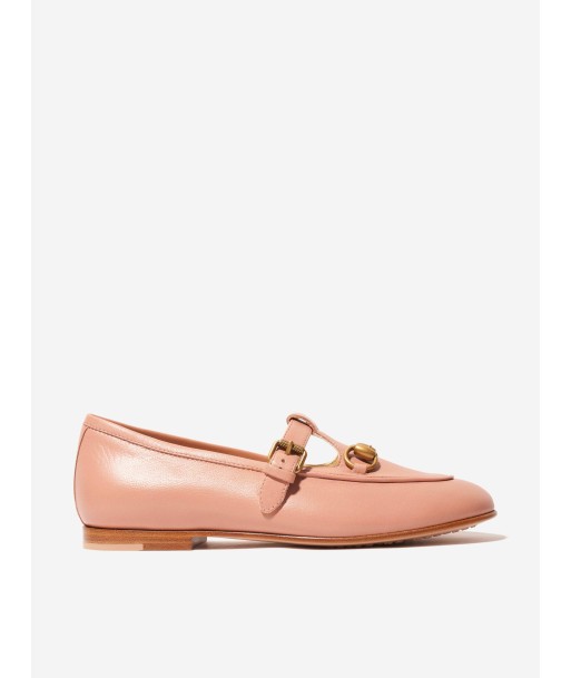 Gucci Girls Leather Horsebit Loafers Les êtres humains sont 