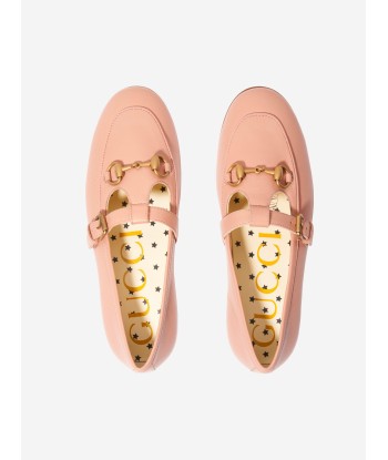 Gucci Girls Leather Horsebit Loafers Les êtres humains sont 