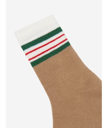 Gucci Baby Interlocking G Socks in Brown la chaussure