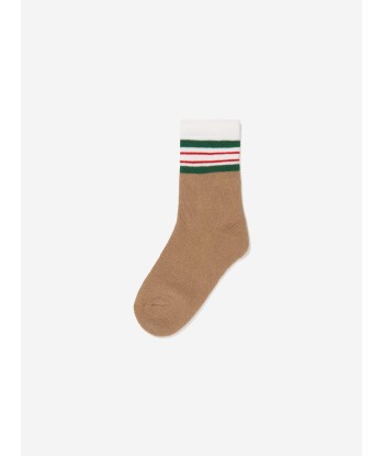 Gucci Baby Interlocking G Socks in Brown la chaussure