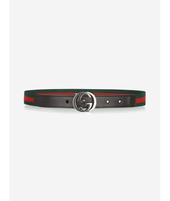 Gucci Kids Web Belt in Brown en linge