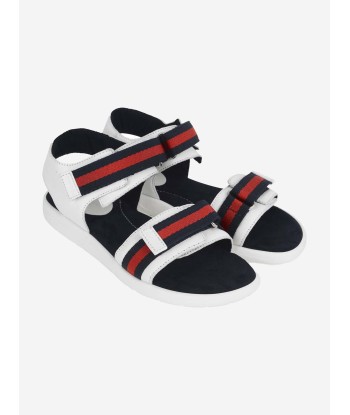 Gucci Unisex Leather Sandals With Web 50% de réduction en Octobre 2024