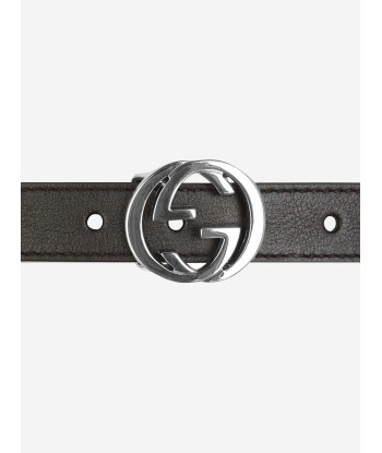 Gucci Kids Web Belt in Brown en linge