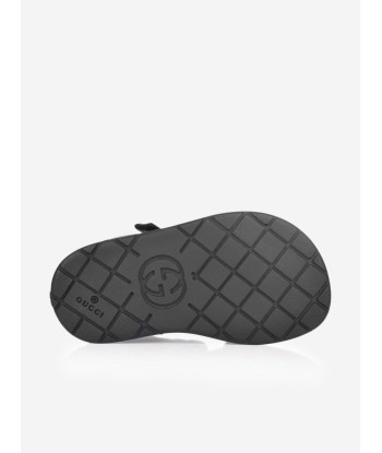 Gucci Unisex Leather Sandal With Web shop