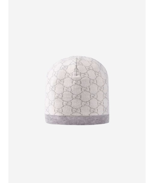 Gucci Baby GG Wool Hat in Grey Profitez des Offres !